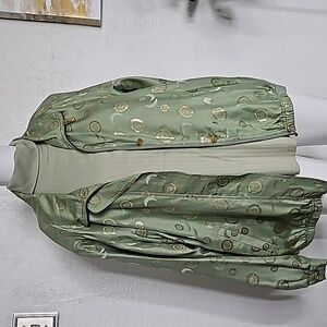 Mureli Olive with Gold Colored design